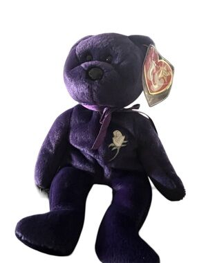 Ty Beanie Babies 1997 Ty Beanie Baby Collection Princess Diana Royal Purple Tags